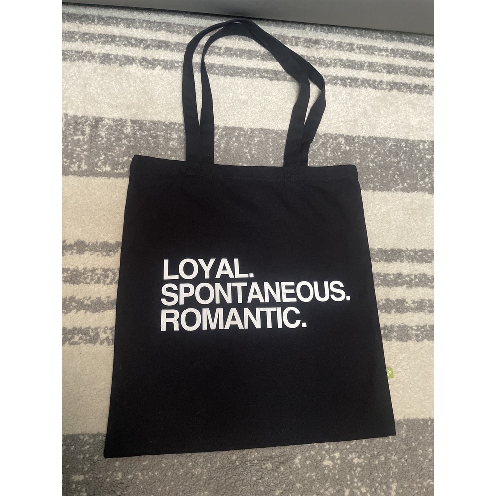 Mac Cosmetics Tote Black Loyal Spontaneous Romantic organic tote